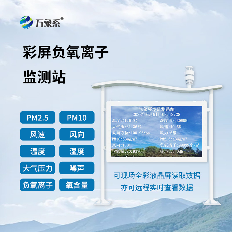 一體化負(fù)氧離子監(jiān)測(cè)站